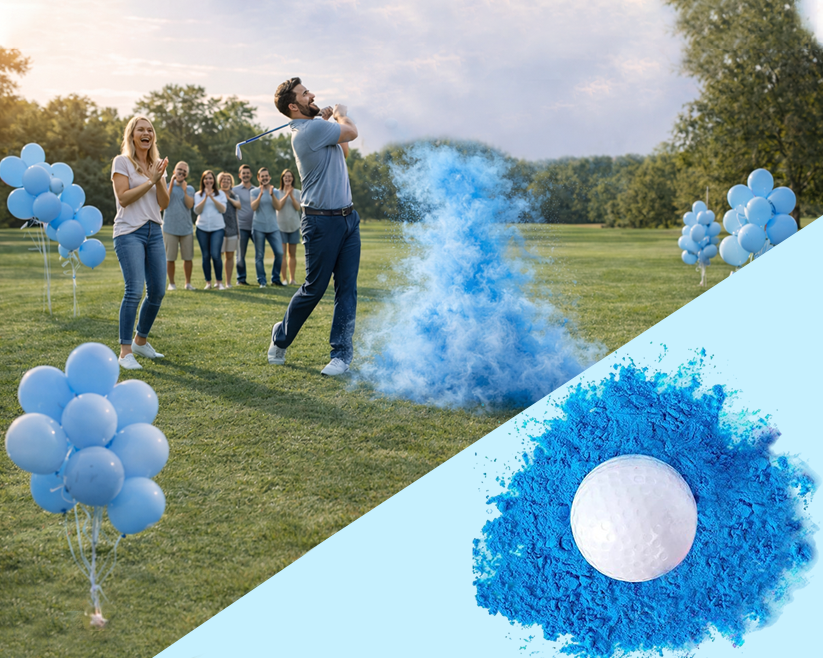 Gender Reveal Golf Ball