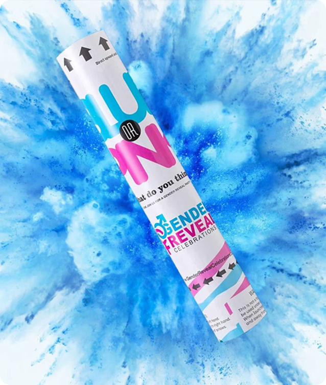 Gender Reveal Confetti Cannons