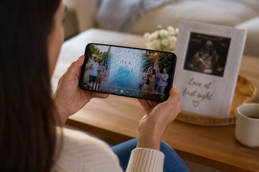 How to Create a Gender Reveal Video to Share With People Who Could Not Attend