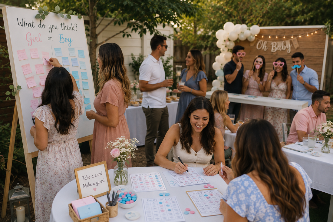 Gender Reveal Party Games and Activities — How to Keep Guests Entertained Before the Big Moment