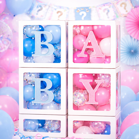Gender Reveal Baby Shower Boxes
