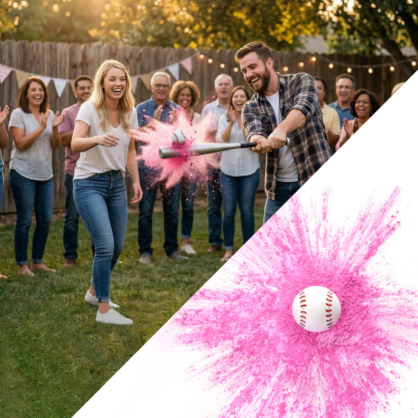 Gender Reveal Baseball