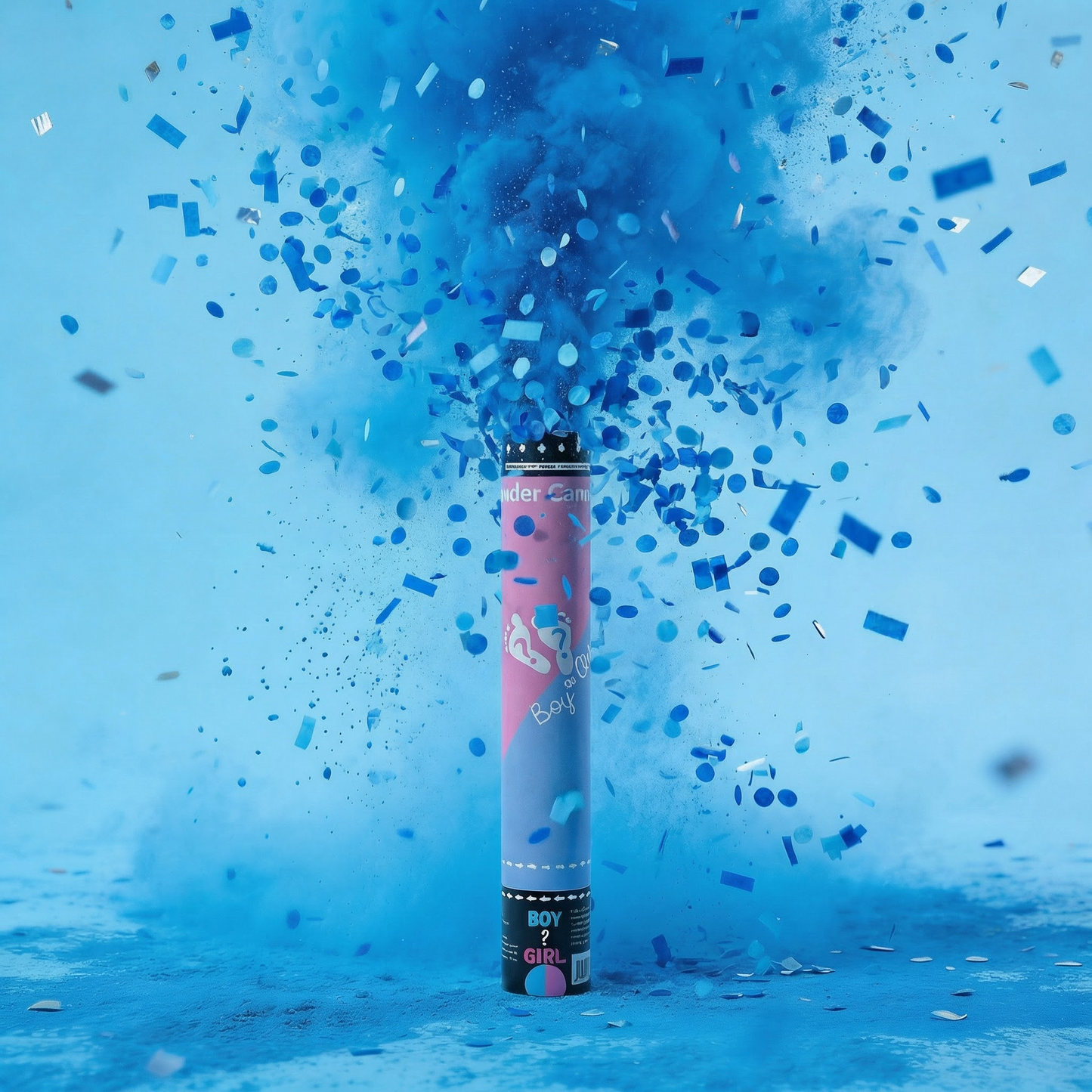 Gender Reveal Powder Cannons + Confetti