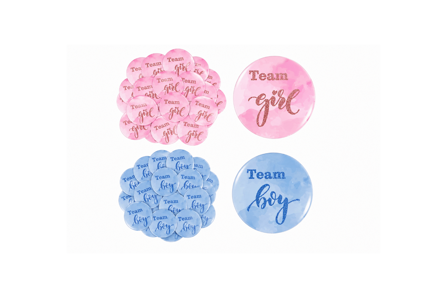 Gender Reveal Burnout Stickers