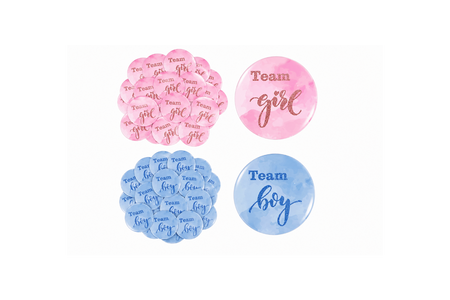 Gender Reveal Burnout Stickers