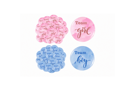Gender Reveal Burnout Stickers