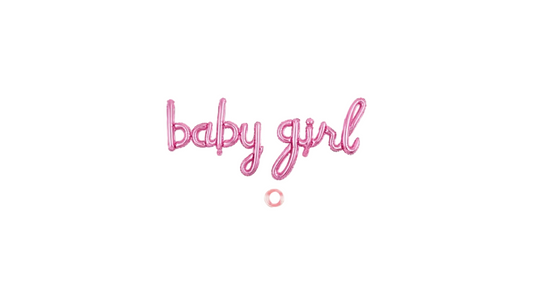 Gender Reveal Girl Party Balloon